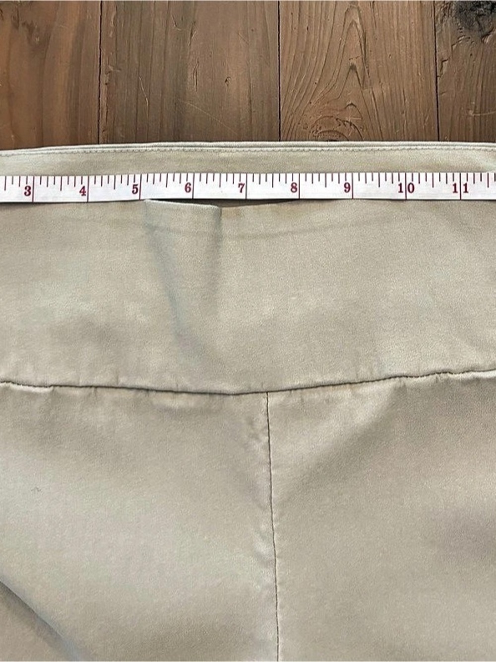 Hybrid & Company Khaki Beige Pull On Skinny Pants Size L - Picture 4 of 8
